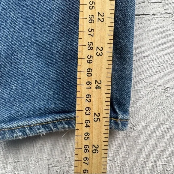 J. Crew Light Blue Distressed High Rise Skinny Size 29 Sustainable Fabric - Picture 8 of 8